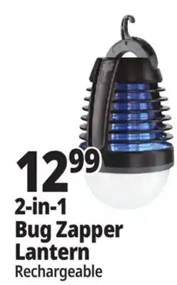 Ocean State Job Lot 2-in-1 Rechargeable Bug Zapper & Lantern offer
