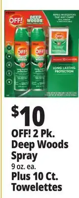 Ocean State Job Lot OFF! 2 Pk. Deep Woods Spray Spray offer