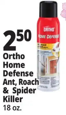 Ocean State Job Lot Ortho Home Defence Ant Roach & Spider Killer 18 oz offer