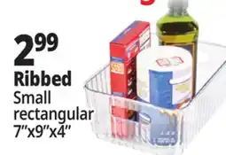 Ocean State Job Lot Ribbed Small rectangular Fridge Bin Organizer offer