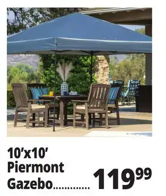 Ocean State Job Lot Piermont 10'x10' One-Touch Instant Gazebo offer
