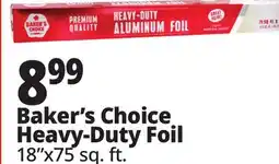 Ocean State Job Lot Baker's Choice Premium Quality Heavy-Duty Aluminum Foil 75' offer