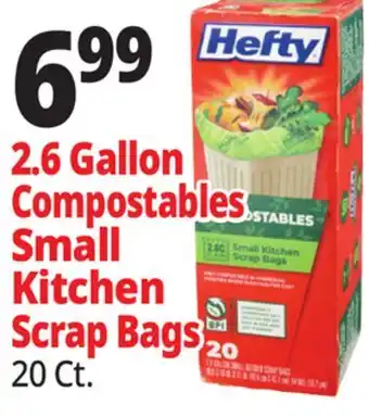 Ocean State Job Lot Hefty Compostable Small Kitchen Scrap Bags 20 Count offer