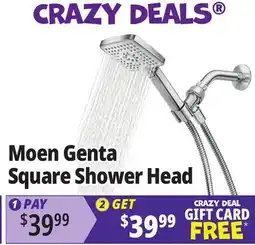 Ocean State Job Lot MOEN Genta Handheld Shower Chrome offer