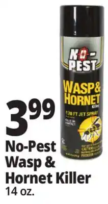 Ocean State Job Lot No-Pest Wasp & Hornet Killer 14 oz offer