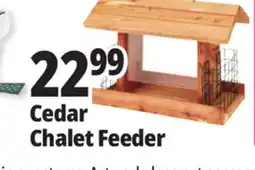 Ocean State Job Lot Yankee Trader Chalet Feeder with Twin Suet Cages offer