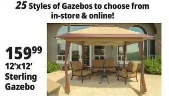Ocean State Job Lot Sterling 12' x 12' Instant Pop-Up Gazebo offer
