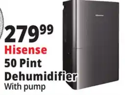 Ocean State Job Lot Hisense Energy Star 50 Pint 2-Speed Dehumidifier White offer