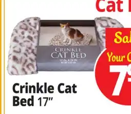 Ocean State Job Lot Crinkle Cat Bed offer