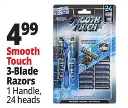 Ocean State Job Lot Smooth Touch 3-Blade Razors offer