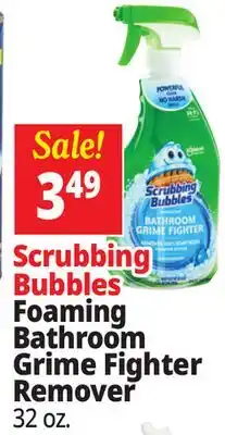 Ocean State Job Lot Scrubbing Bubbles Disinfectant Bathroom Grime Fighter Spray 32 oz offer