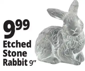 Ocean State Job Lot Stone Rabbit Statue offer