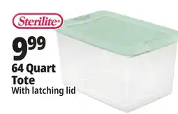 Ocean State Job Lot Sterilite Latch Top Storage Box 64 Qt offer
