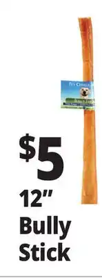 Ocean State Job Lot 12 Premium Bully Stick Pet Chew offer