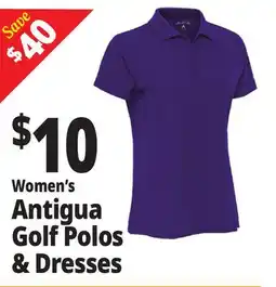 Ocean State Job Lot Women's Antigua Golf Polos & Dresses offer