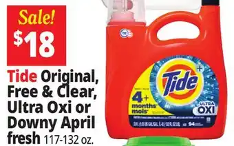 Ocean State Job Lot Tide Free & Gentle Liquid Laundry Detergent 132 oz offer