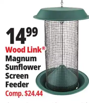 Ocean State Job Lot WoodLink Magnum Black Oil Sunflower Bird Feeder offer
