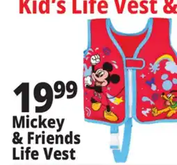 Ocean State Job Lot Mickey & Friends Life Vest offer
