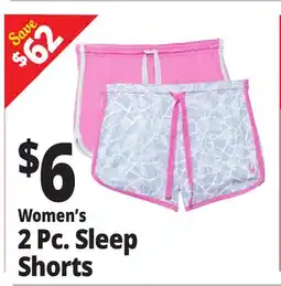 Ocean State Job Lot Women's 2 Pc. Sleep Shorts offer