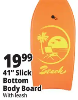 Ocean State Job Lot Hard Slick Body Board 41 offer