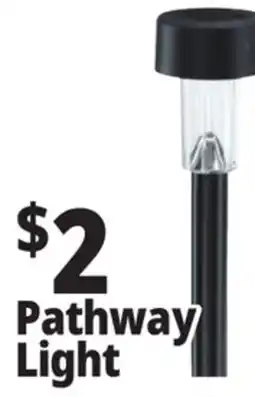 Ocean State Job Lot Solar Pathway Light Black offer