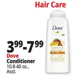 Ocean State Job Lot Dove Conditioner offer