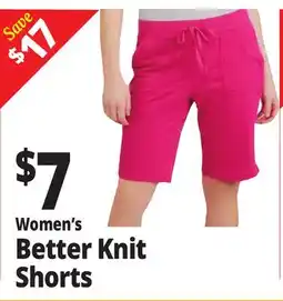 Ocean State Job Lot Women's Better Knit Shorts offer