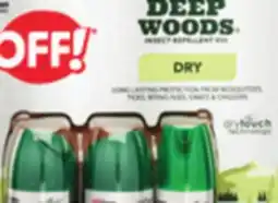 Ocean State Job Lot Off! Deep Woods Insect Repellent offer