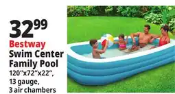 Ocean State Job Lot Bestway H2OGO! Family Swim Center Inflatable Pool 10' offer