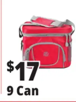 Ocean State Job Lot North Peak 9-Can Hardliner Cooler Red offer