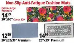 Ocean State Job Lot Non-Slip Anti-Fatigue Cushion Mats Extra-Large Runners offer