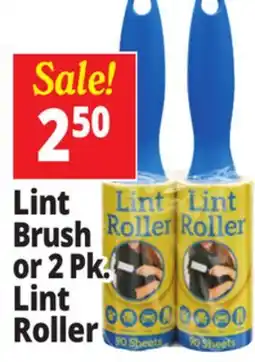 Ocean State Job Lot 90 Sheet Lint Roller 2 pk offer