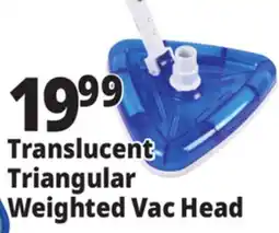 Ocean State Job Lot Translucent Triangular Weighted Vac Head offer