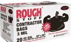 Ocean State Job Lot Rough Stuff 42 Gal Contractor Trash Bags 20 Count offer