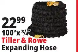 Ocean State Job Lot Tiller & Rowe 3/4 Expanding Garden Hose 100' offer