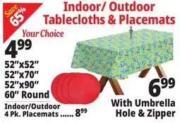 Ocean State Job Lot Tablecloths offer