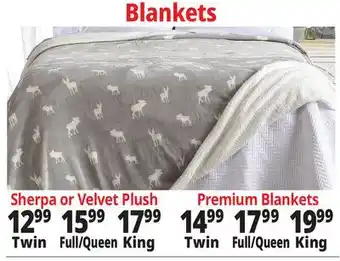 Ocean State Job Lot Blankets offer