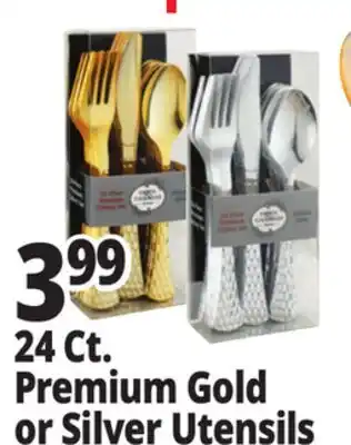 Ocean State Job Lot Smith & Callahan 48-Piece Elegant Gold Premium Cutlery Set offer