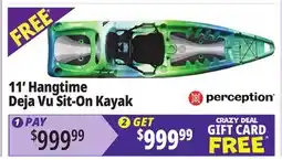 Ocean State Job Lot 11' Hangtime Deja Vu Sit-On Kayak offer