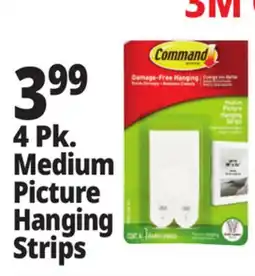 Ocean State Job Lot 3M 4 Pk. Medium Picture Hanging Strips offer
