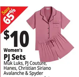 Ocean State Job Lot Women's PJ Sets offer