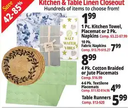 Ocean State Job Lot Kitchen Linens offer
