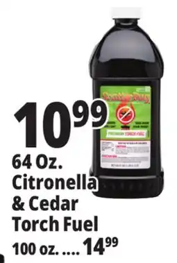 Ocean State Job Lot Scatter Bug Citronella & Cedar Torch Fuel 100 oz offer
