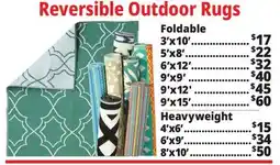 Ocean State Job Lot Reversible Outdoor Rugs offer