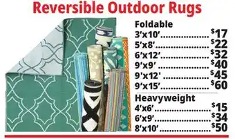 Ocean State Job Lot Reversible Outdoor Rugs offer