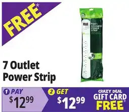 Ocean State Job Lot 7 Outlet Power Strip offer
