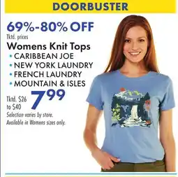 Boscov's Womens Knit Tops offer