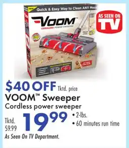 Boscov's VOOM Sweeper offer