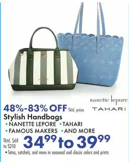 Boscov's Stylish Handbags offer