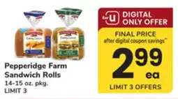 ACME Pepperidge Farm Sandwich Rolls offer